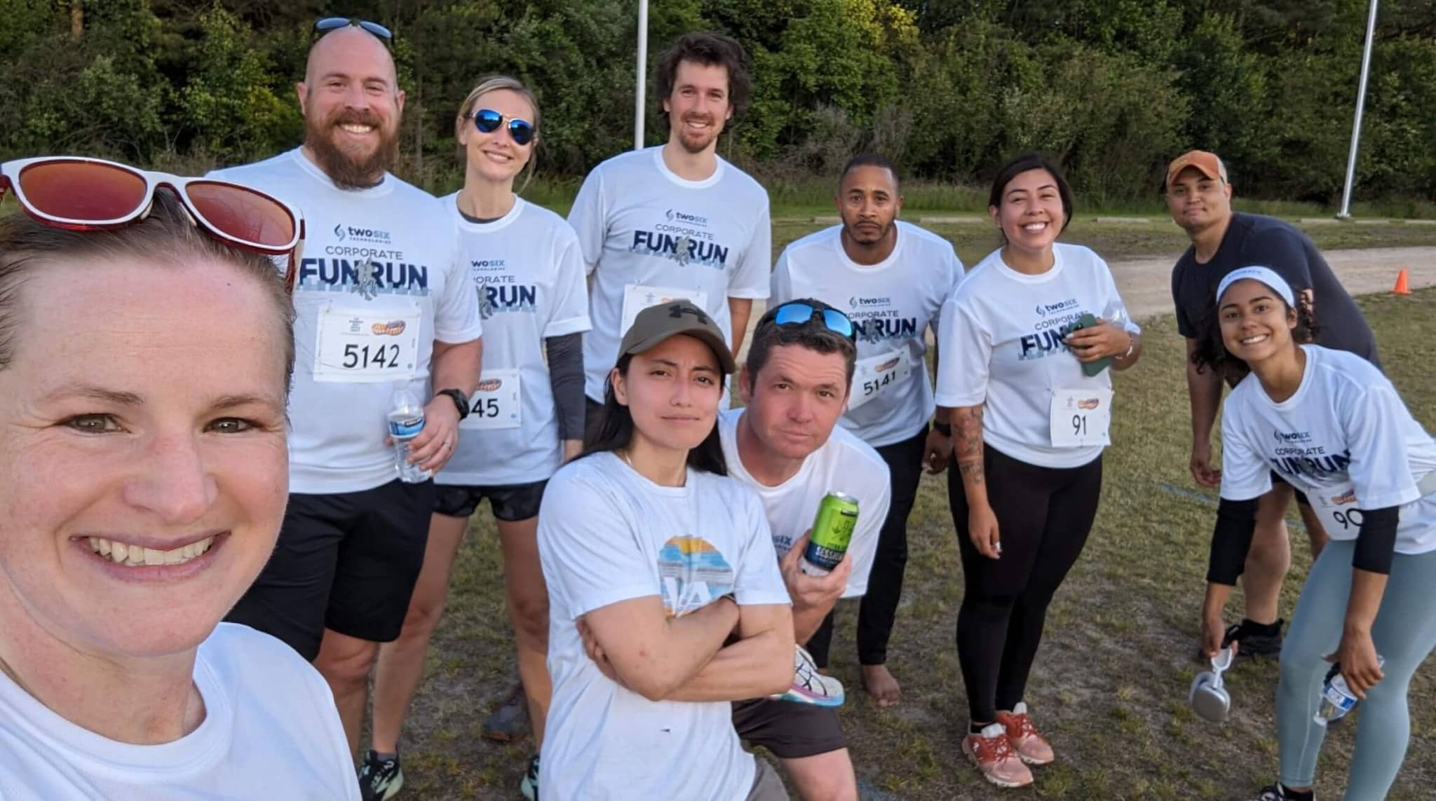 TST employees at a corporate fun run